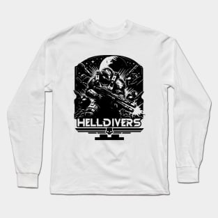 HELLDIVERS GO IN! Long Sleeve T-Shirt